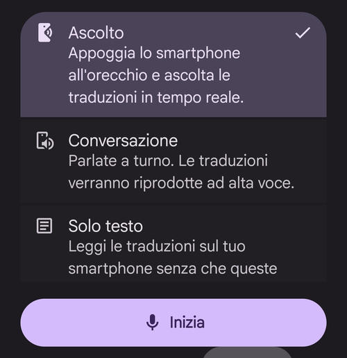 traduzione dal vivo