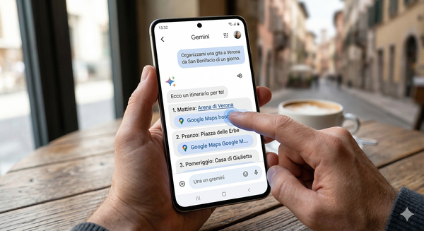 Pianificare un viaggio con Gemini e Google Maps