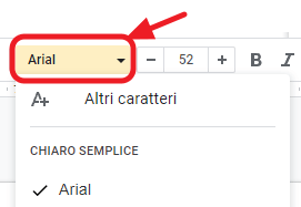stile del testo