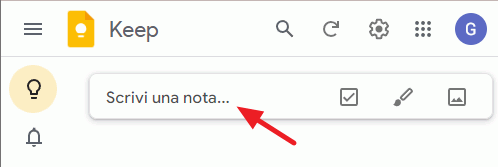 aggiungi una nota