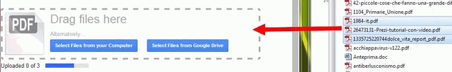 trascina file pdf