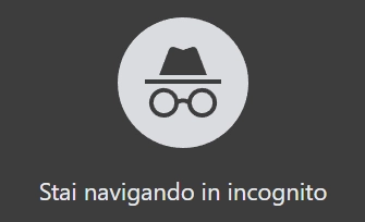 Finestra in incognito