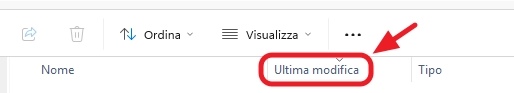 ultima modifica