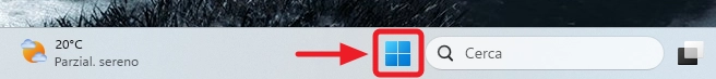 Il Pulsante Start in Windows 11